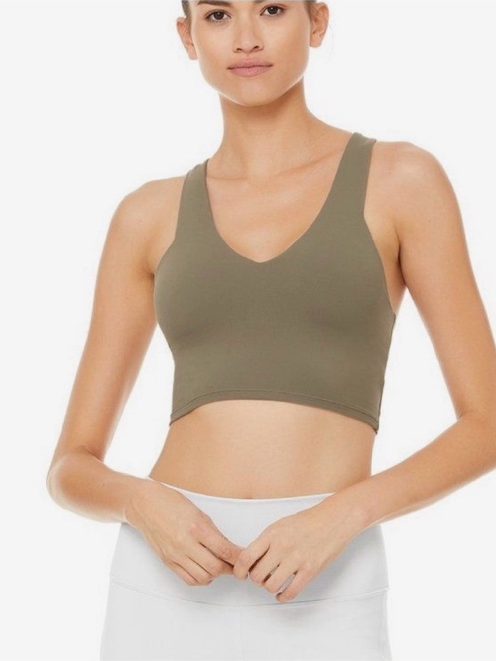 ALO Yoga Airbursh Bra - Sage Green